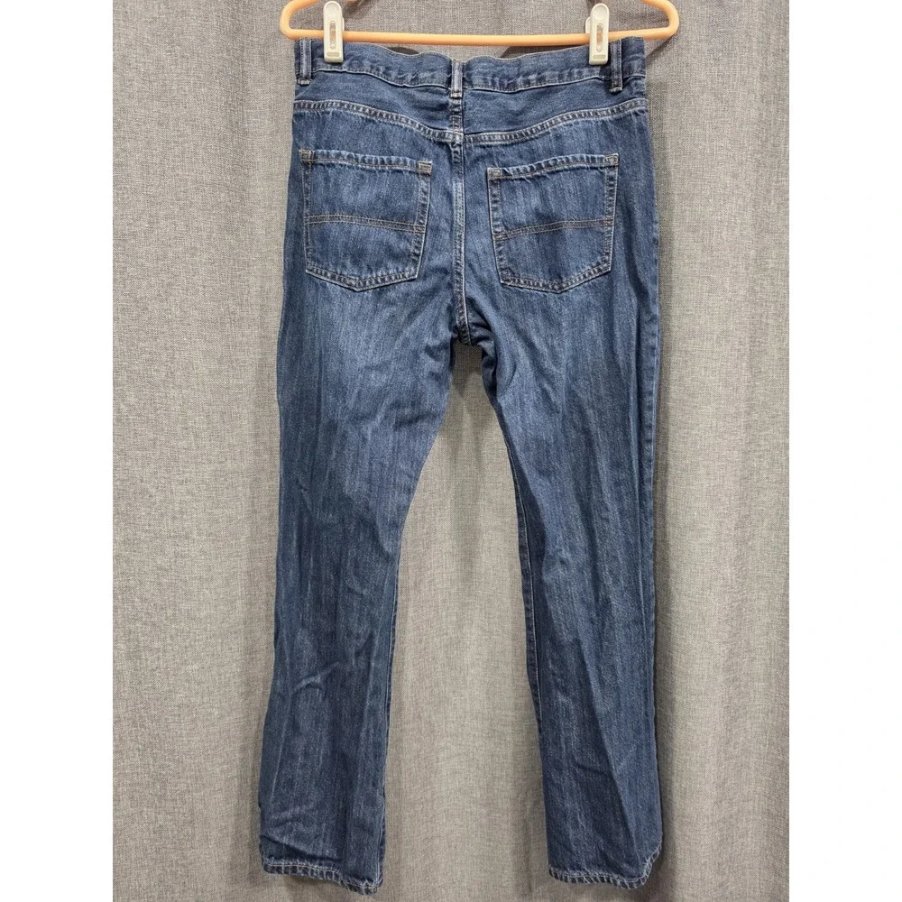The Children's Place Boys Bootcut Jeans Size 14 Husky Adjustable Waist Blue